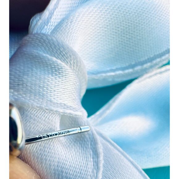 RARE Tiffany & Co. Diamond Key Earrings in 18k White Gold - Picture 8 of 11